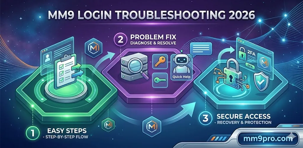MM9 mobile login process and app access tutorial