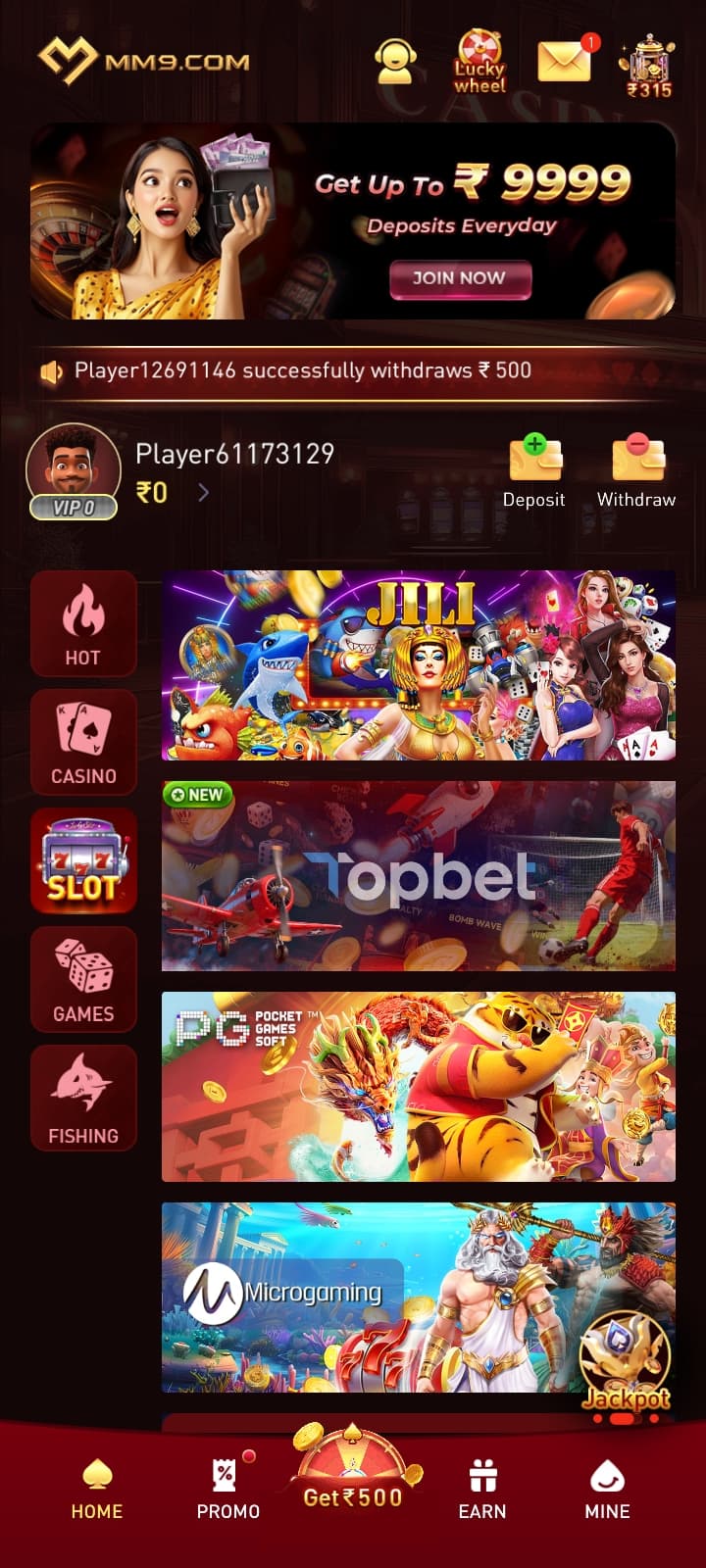 MM9 Slot Games
