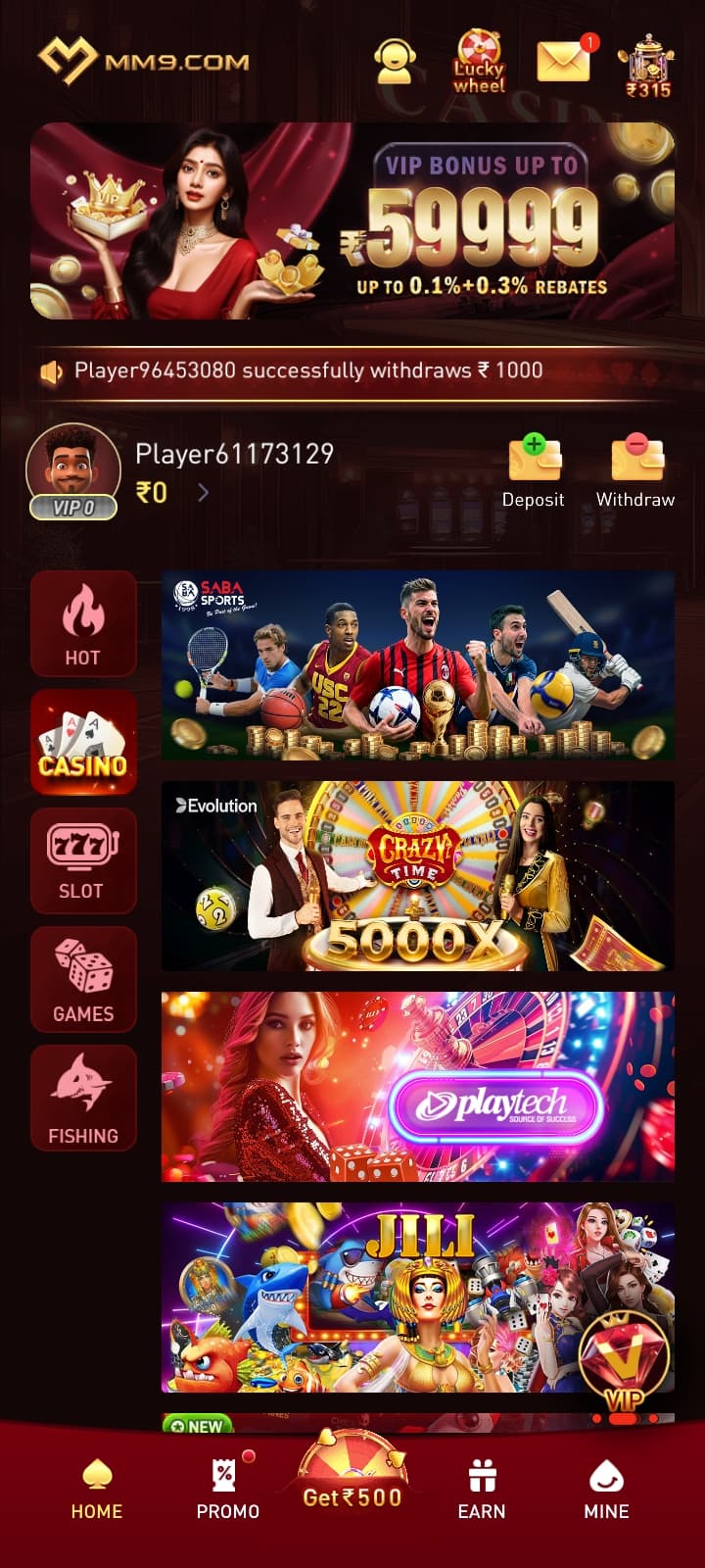 MM9 Casino Games
