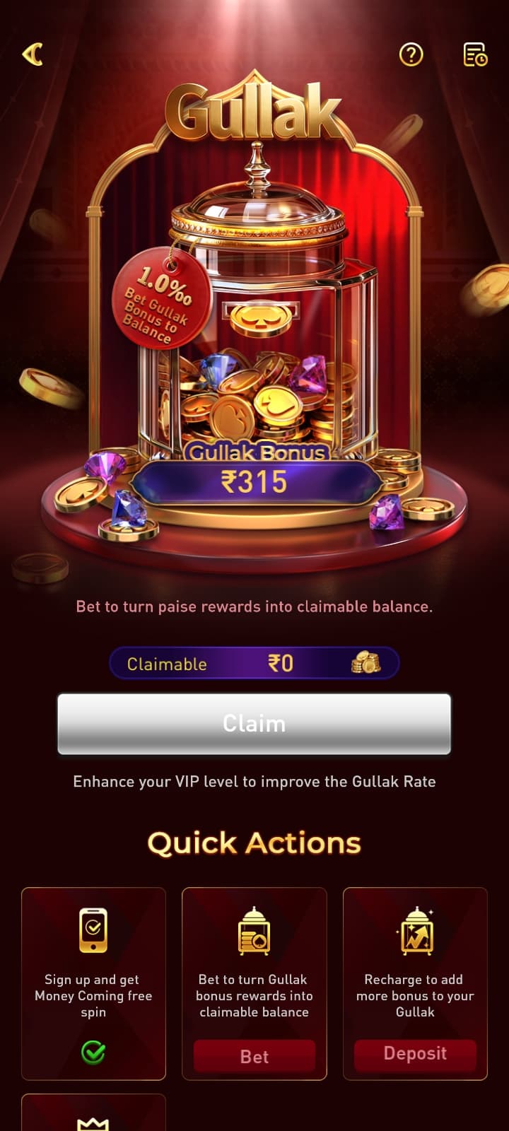 Real Proof Claim Bonus